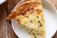 Potato, Bacon & Green Onion Quiche Recipe for Brunch