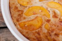 Peaches and Cream Baked Oatmeal Recipe for Summer Brunch