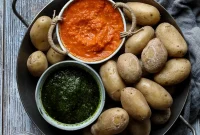 Canarian Papas Arrugadas with Mojo Sauce Recipe