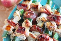 Grilled Peach and Prosciutto Chicken Kabobs (AIP-Friendly)