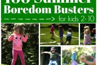 100 Summer Activities for Kids at Home + Printable Checklist