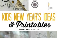 Kids’ New Year’s Eve Activities and Printable Party Packs