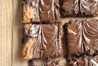 Classic Chocolate Peanut Butter Swirl Bars Recipe — Decadent Homemade Treat
