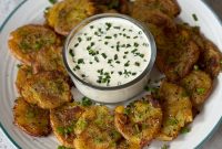 Crispy Smashed Baby Potatoes with Garlic and Herbs