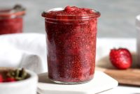 Strawberry Chia Seed Jam with 4 Simple Ingredients