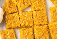 Pumpkin Marshmallow Rice Krispie Treats for Fall Parties