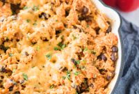 Southwest Chicken Skillet Recipe with Peppers and Black Beans