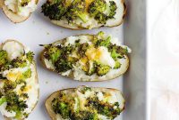 Broccoli and Cheese Twice-Baked Potatoes Recipe