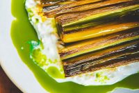 Braised Leeks with Herb Oil Recipe and Serving Tips