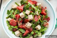 Herbed Tofu and Tomato Salad with Lemon Basil Dressing