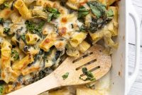 Spinach and Artichoke Pasta Bake with 7 Simple Ingredients
