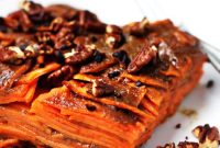 Spiced Sweet Potato Gratin with Crispy Herb Topping