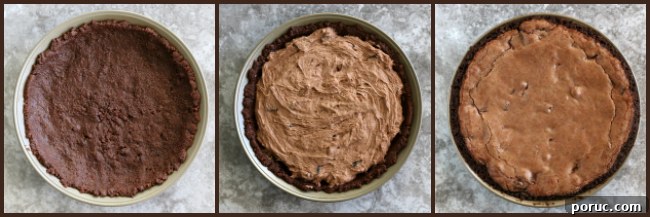 Gluten-Free Double Chocolate Fudge Pie Recipe 5 Making gluten-free fudge pie steps