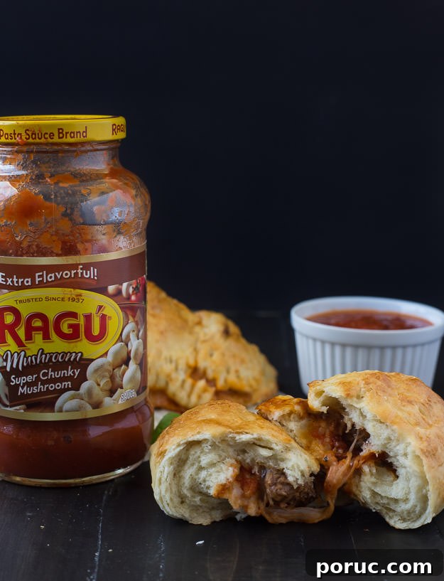 Cheesy Meatball Calzone Recipe: Crispy Crust with Gooey Cheese 3 Cheesy meatball calzone
