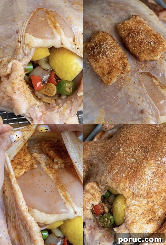 Spicy Lemon Garlic Chicken Recipe — Chicken Maison Copycat 4 Stuffing for chicken