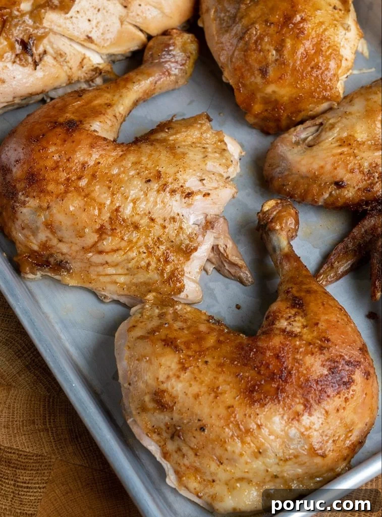 Spicy Lemon Garlic Chicken Recipe — Chicken Maison Copycat 7 Carved chicken