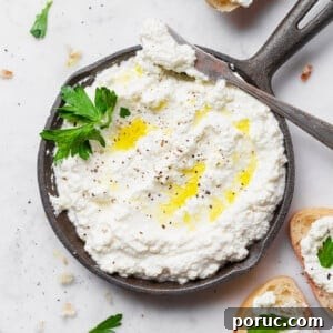 Creamy Homemade Ricotta Gnocchi Recipe for Tender Pillows 2 ricotta cheese in serving dish