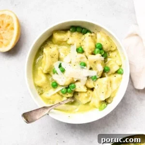 Creamy Homemade Ricotta Gnocchi Recipe for Tender Pillows 3 ricotta gnocchi with sweet pea butter sauce