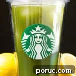 Homemade Starbucks Matcha Lemonade in a grande cup