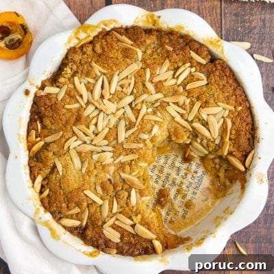 Warm Loquat Cobbler Recipe with Sweet Biscuit Topping 7 a white pie plate with baked loquat cobbler with a white towel beside it