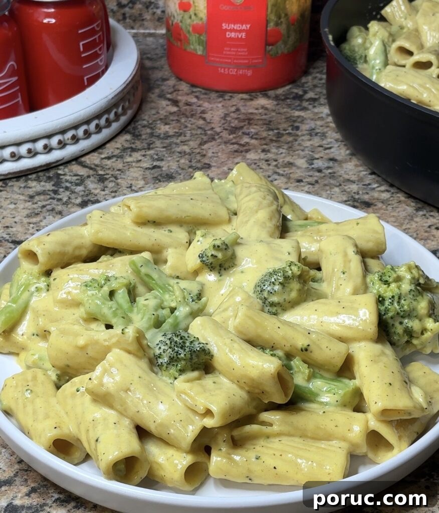 One-Pot Broccoli Cheddar Pasta Recipe for Quick Weeknight Meals 3 One Pot Broccoli Cheddar Pasta