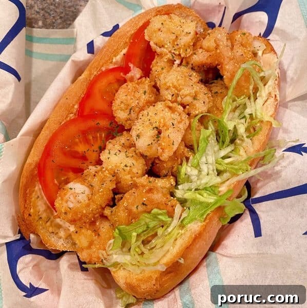Crispy Shrimp Po' Boy Sandwich Recipe for Classic New Orleans Flavor 11 Shrimp Po'Boy Sandwich