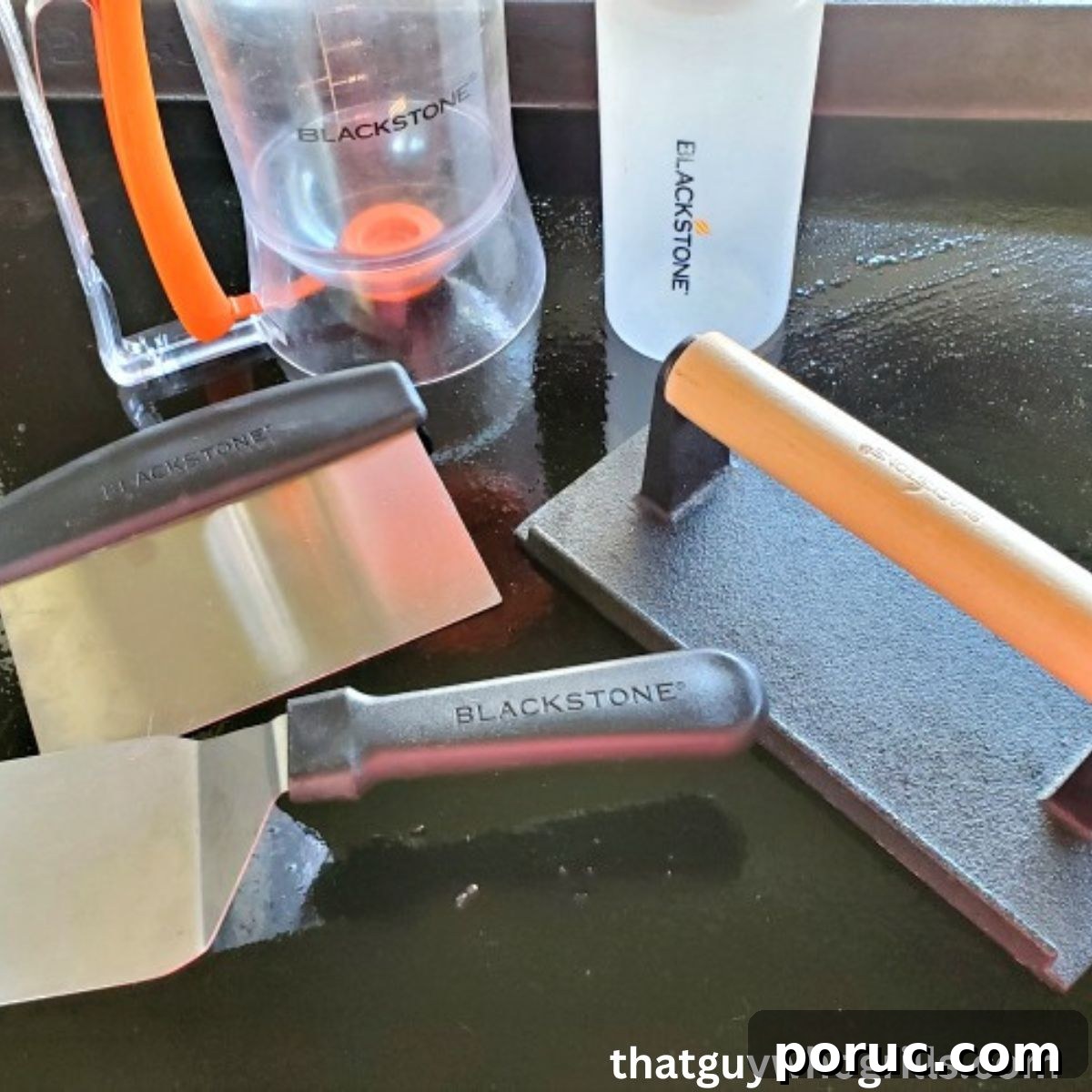 Blackstone Griddle Accessories on a Griddle that are perfect for blackstone gifts