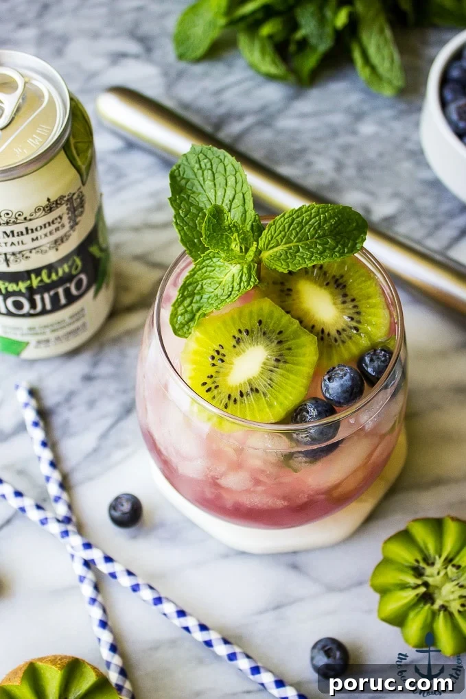 Blueberry Kiwi Mojito Recipe: Refreshing Summer Cocktail Guide 6 Blueberry Kiwi Mojito