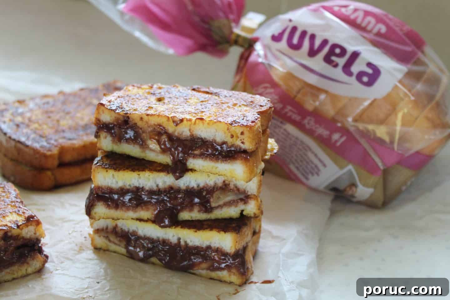 Gluten-Free Chocolate Banana French Toast Recipe 3 gluten free banana chocolate french toast 57 final