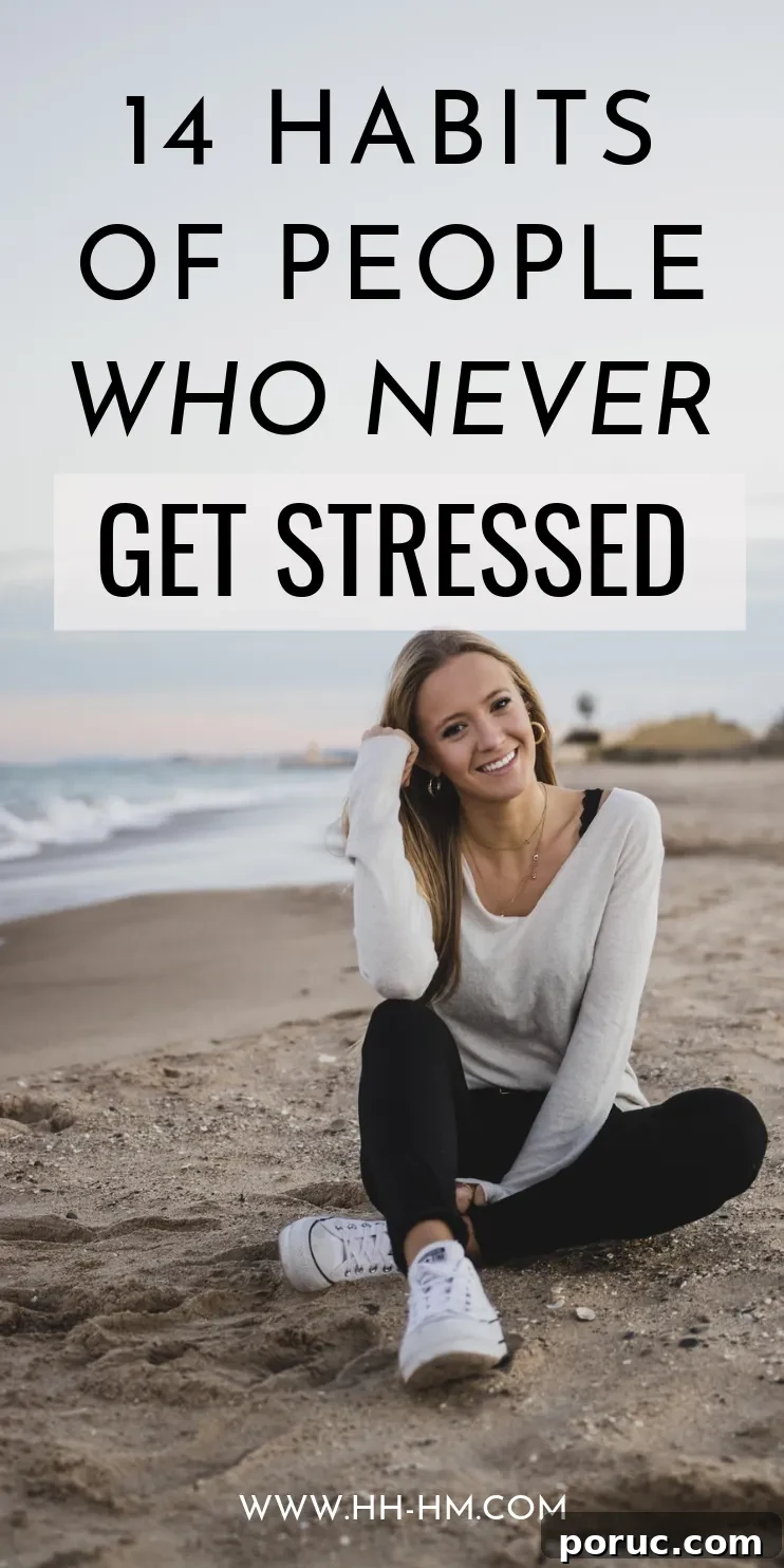 14 Daily Habits of People Who Stay Calm Under Pressure 5 14 positive daily habits to start today, the habits of people who never get stressed! Reduce stress naturally by adopting these self-care habits in your own life.