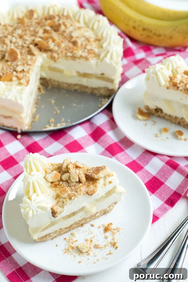 No-Bake Banana Cream Cheesecake Pudding Recipe 2 No Bake Banana Cream Pudding Cheesecake combines everything you love about banana pudding and cheesecake in one irresistible dessert!