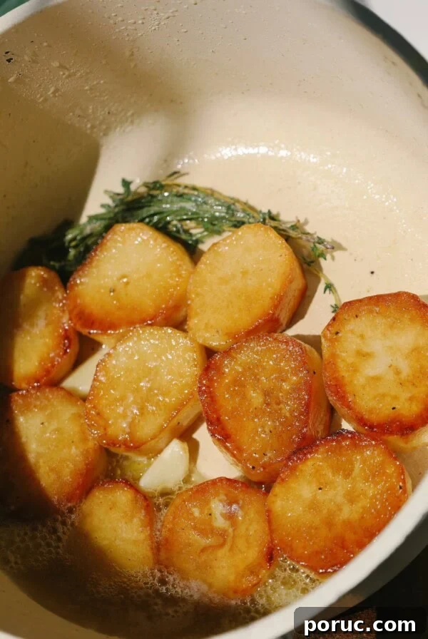 fondant potatoes recipe