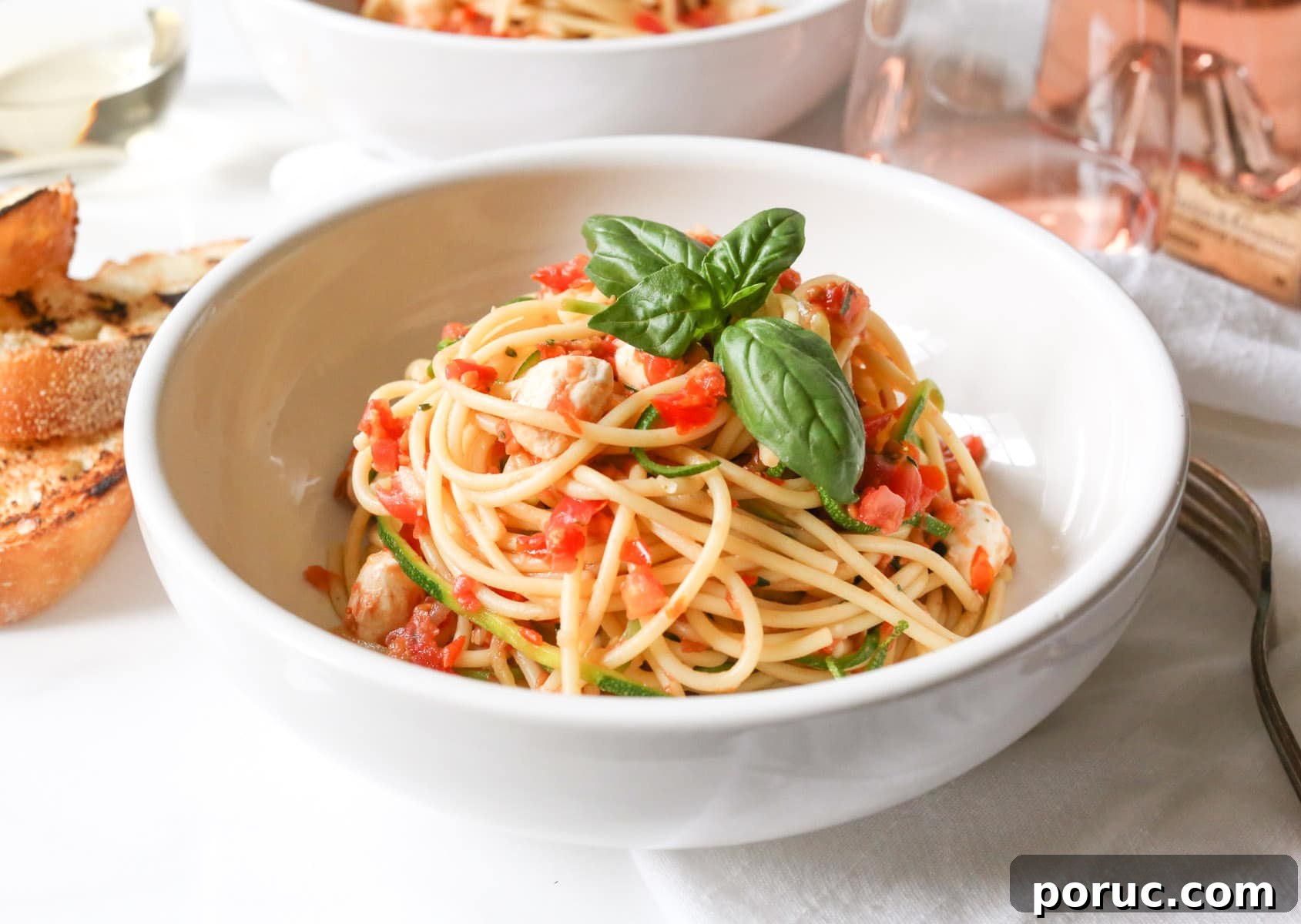 Spaghetti-with-Zucchini-Cherry-Tomato-Sauce-and-Fresh-Mozzarella-7