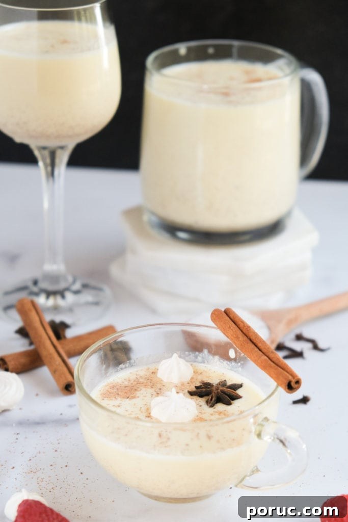 Homemade Eggnog Latte: Recipe Using Homemade Eggnog 4 Egg Nog Ingredients