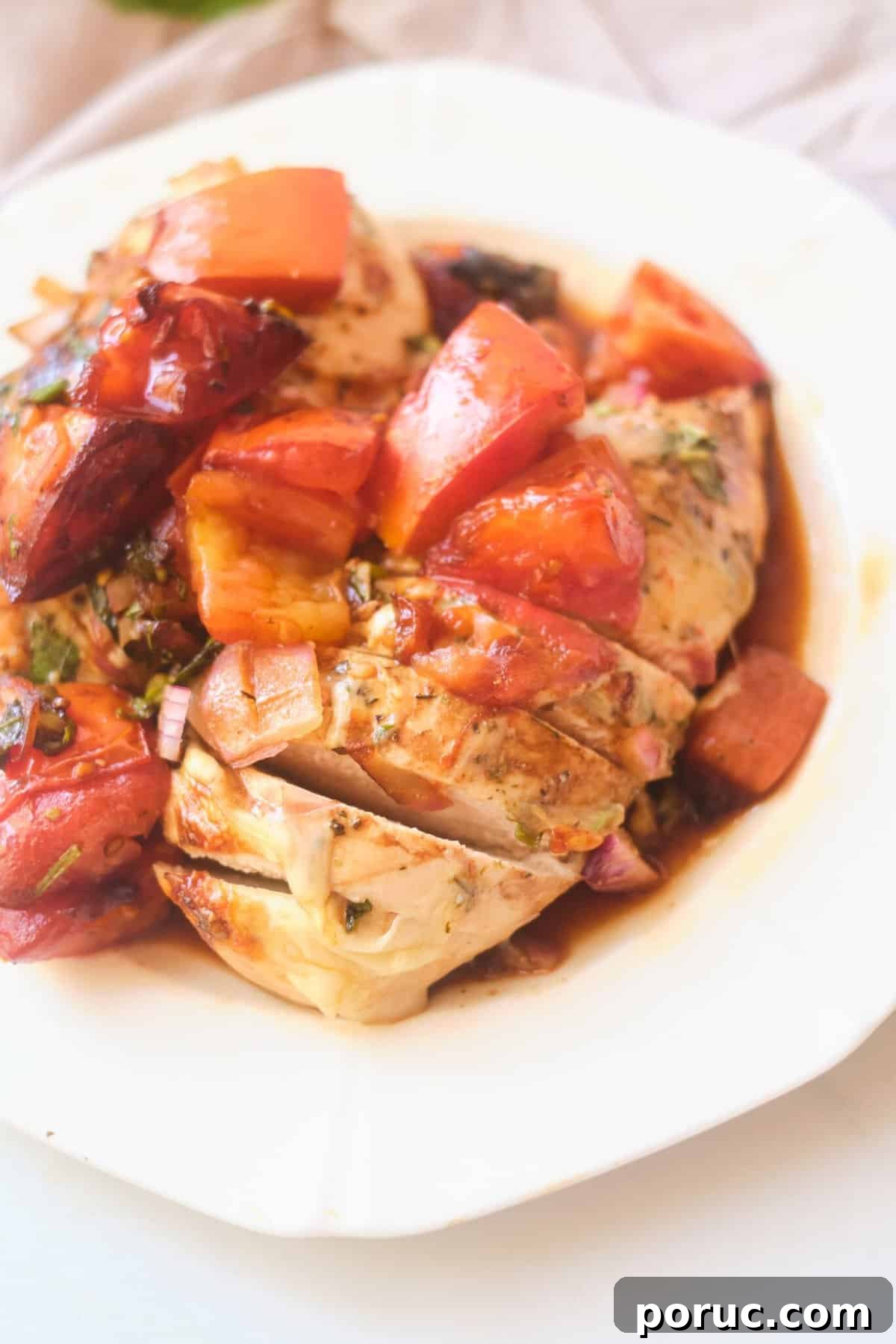 Baked bruschetta chicken