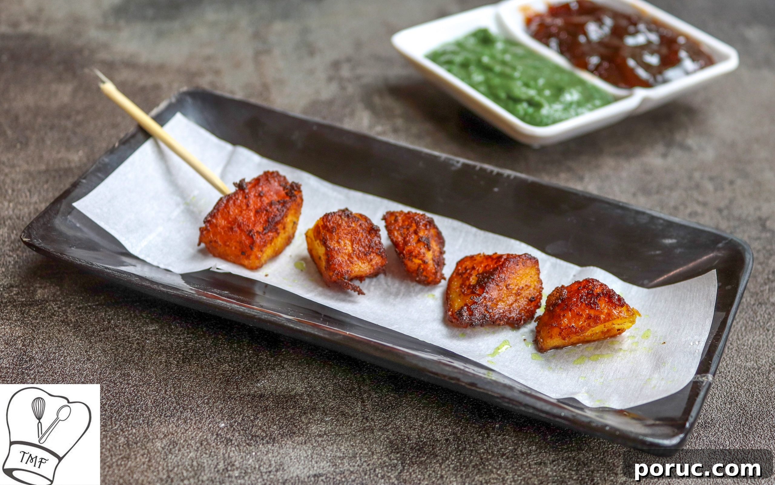 Tandoori Aloo Tikka: Spiced Grilled Potato Skewers Recipe 8 Finished Aloo Tikka
