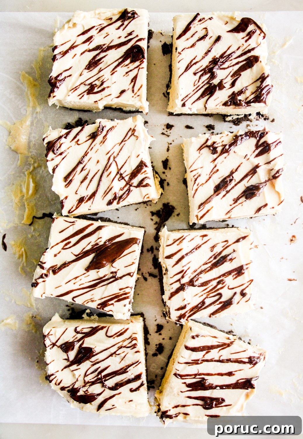 No-Bake Peanut Butter Cheesecake Bars Recipe — Creamy Dessert Step-by-Step 3 Light and creamy no bake peanut butter cheesecake bars with Oreo Crust