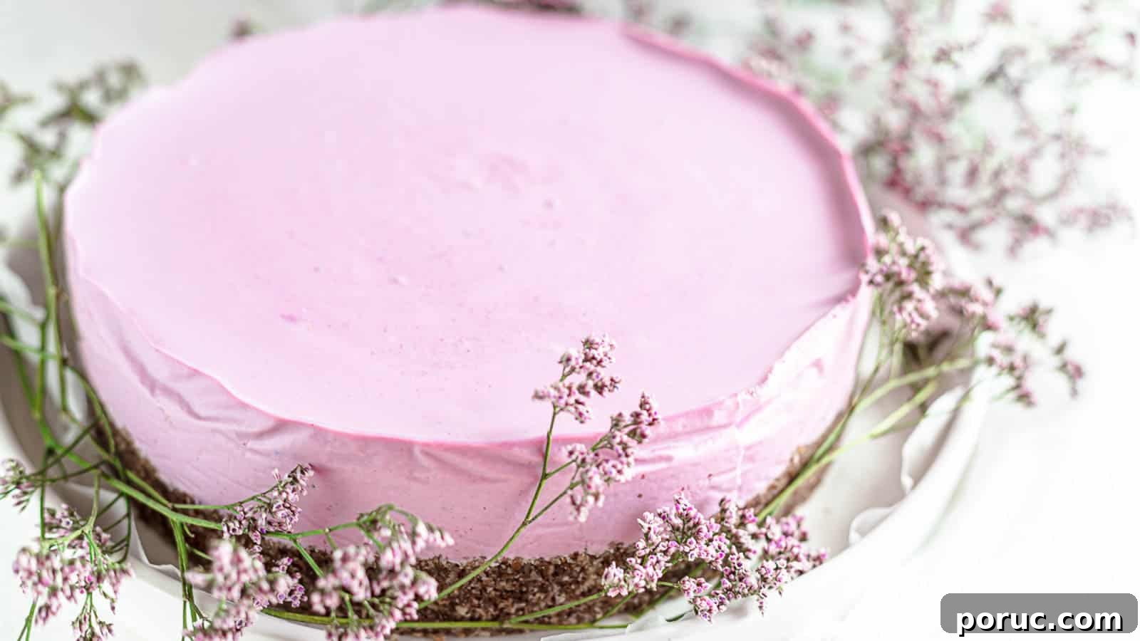 Wild Blueberries Protein Cake.