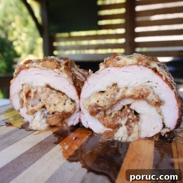 Sweet and Savory Pork Tenderloin Recipe with Glaze and Herbs 9 Grilled French Onion Pork Loin.
