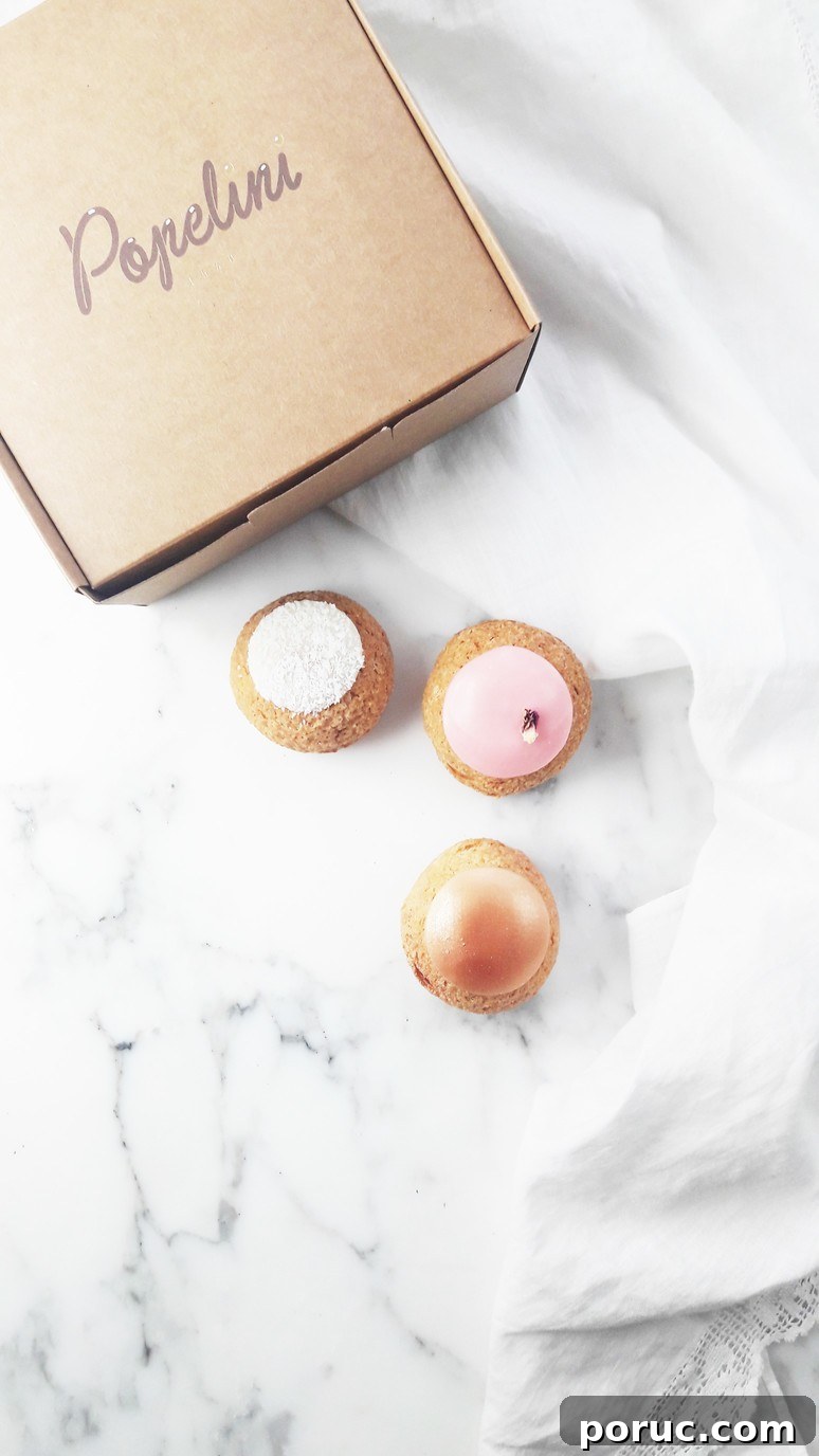 Popelini Paris. Perfect dessert choux, rose & raspberry, apple tatin & tapioca.