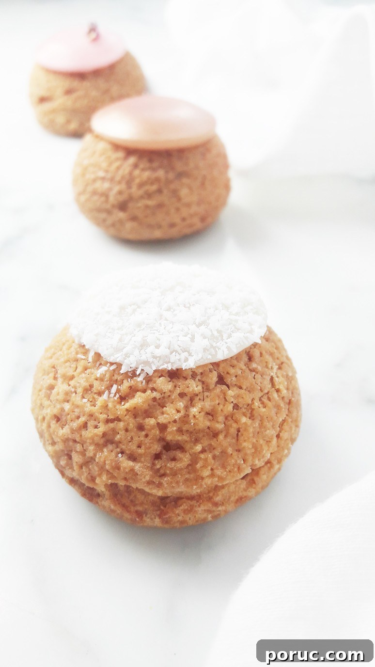 Popelini Paris. Perfect dessert choux, rose & raspberry, apple tatin & tapioca.