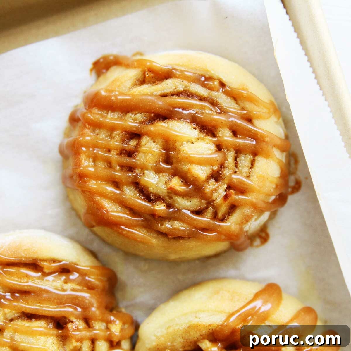 Vegan Caramel Apple Pie Cinnamon Rolls — Sweet & Sticky Treat 2 Sweet & Sticky Caramel Apple Pie Cinnamon Rolls (Vegan Friendly Recipe)