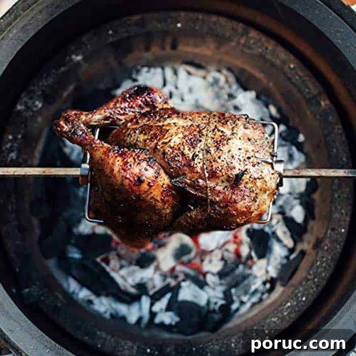 Top Kamado Grill Accessories: Rotisserie Kits, Pizza Stones & More 3 Best Kamado rotisserie