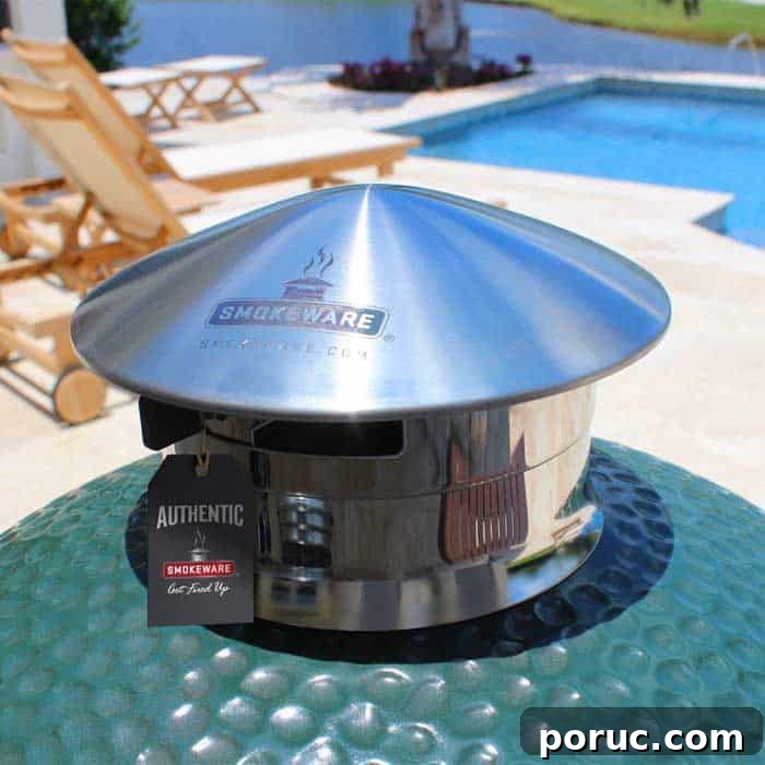 Top Kamado Grill Accessories: Rotisserie Kits, Pizza Stones & More 6 Best Kamado chimney cap