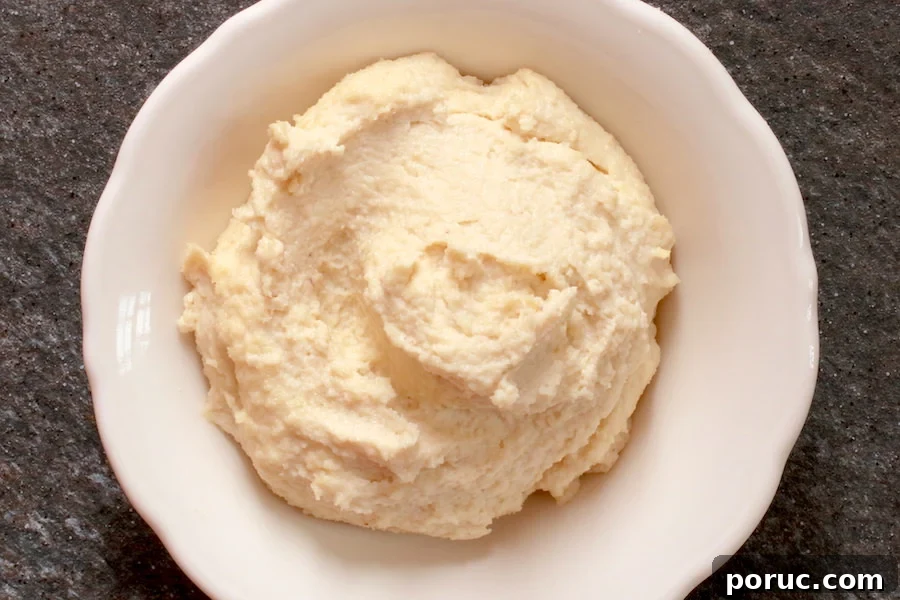 Gluten-Free Vegan Pita Crust Pizza Recipe 4 Creamy Cashew Cheese in a small bowl
