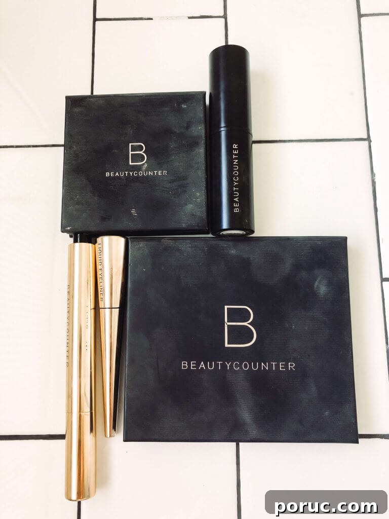What Is Clean Beauty? 15 Top Clean-Beauty Brands to Try 6 4 beauty counter products on white subway tile