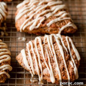 Carrot Cake Scones with Maple Cream Cheese Glaze Recipe 8 Carrot Cake Scones with Maple Cream Cheese Glaze