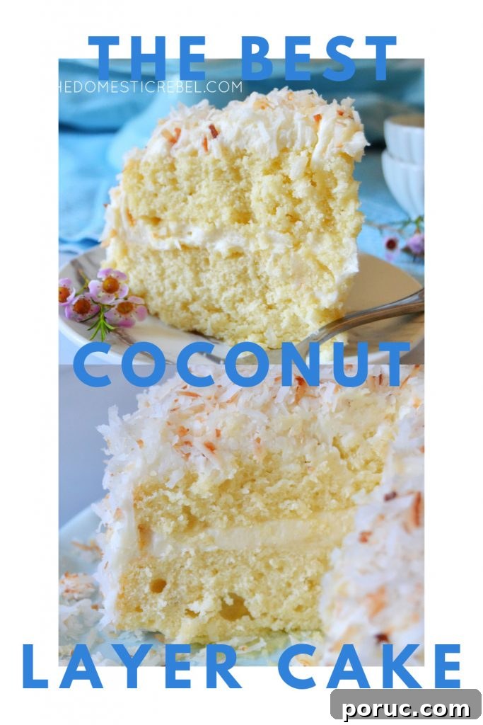 Ultimate Coconut Layer Cake Recipe for Moist, Classic Flavor 10 best coconut layer cake photo collage