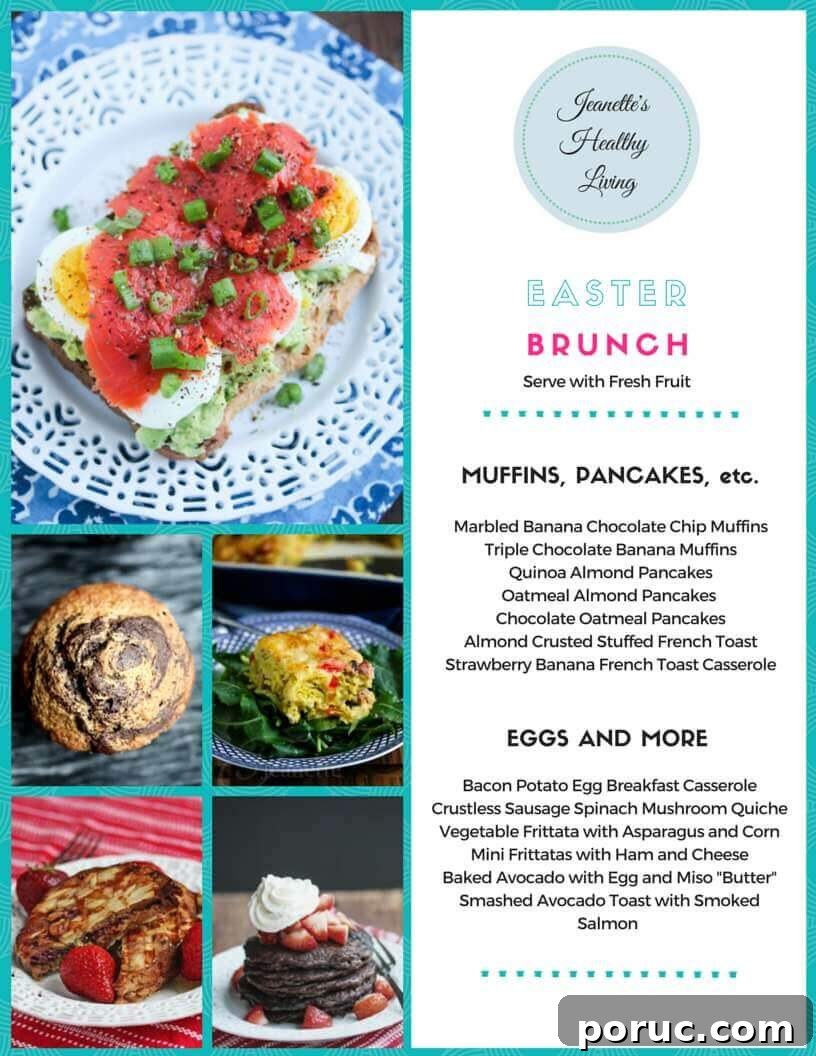 Gluten-Free Easter Brunch Ideas and Menu Planner 2 Gluten-Free Easter Brunch Menu - muffins, pancakes, quiche, frittatas and more; all you need is a fresh fruit platter or fruit salad to round this menu out