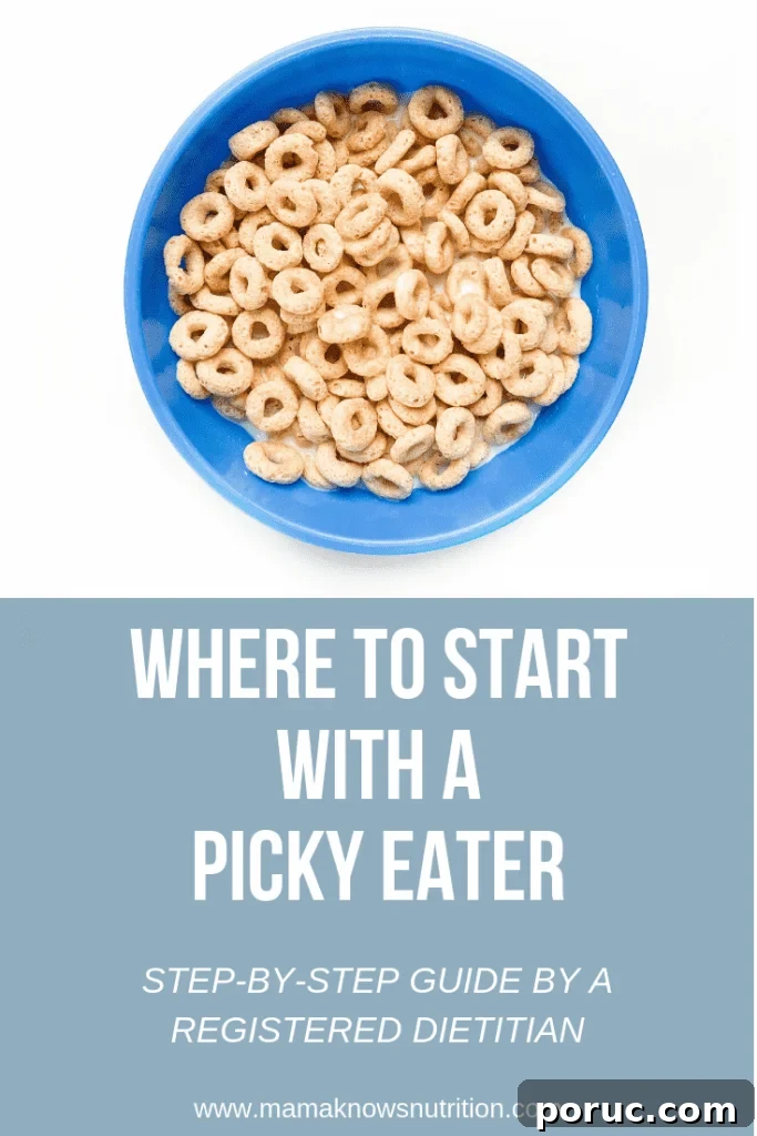 Getting Started Helping a Picky Eater: Practical First Steps 2 WHERE TO START WITH A PICKY EATER | MAMAKNOWSNUTRITION.COM